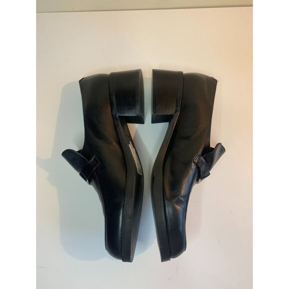 Calvin Klein NEW Vintage Chunky Loafer Shoe Black 8.5 M - Picture 6 of 11